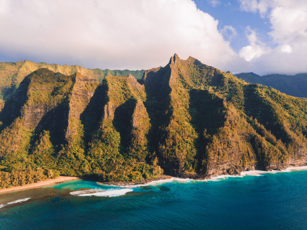 a sky view on Hawaii